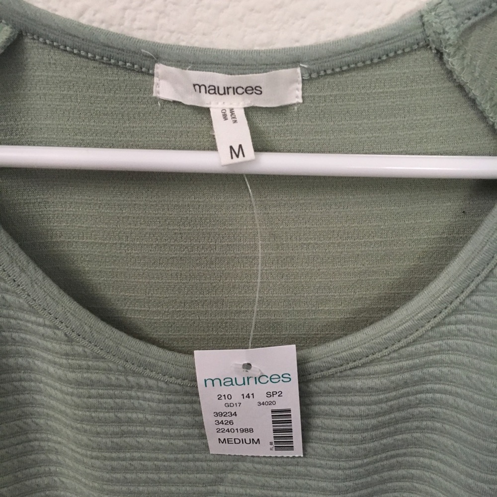 Maurice Mint Ribbed Dress - Picture 3 of 5